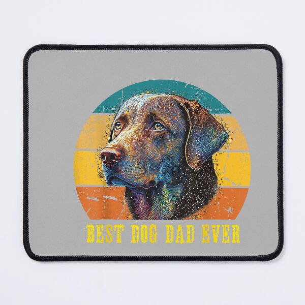 Item preview, Vintage Best Dog Dad Ever Sunset Retro Chesapeake Dog Daddy designed and sold by GreggRoss.