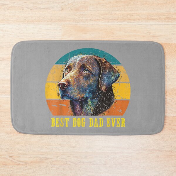 Item preview, Vintage Best Dog Dad Ever Sunset Retro Chesapeake Dog Daddy designed and sold by GreggRoss.