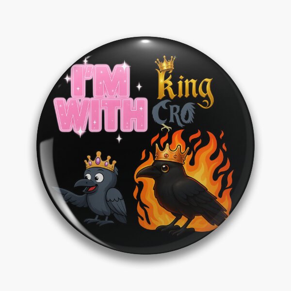 Item preview, "im with king cro" gf vorticane merch designed and sold by vorticane.