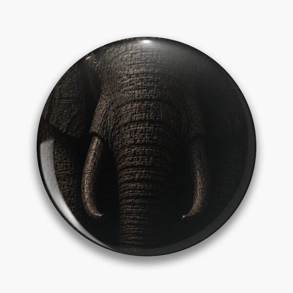 Item preview, Infrastructure Founder Compound Silently Elephant Noir Bas-Relief Art Print designed and sold by SavannaStrikes.