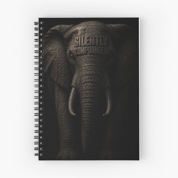 Item preview, Infrastructure Founder Compound Silently Elephant Noir Bas-Relief Art Print designed and sold by SavannaStrikes.