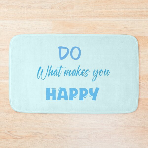 Item preview, Do What Makes You Happy Typography Quote Design | Positive Motivational Aesthetic designed and sold by ScrubsNStrokes.