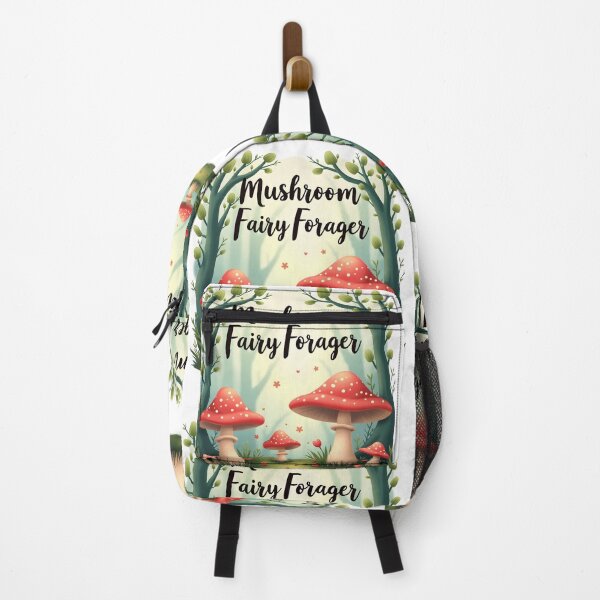 Item preview, Cottagecore Mushroom Lover Sticker - Mushroom Fairy Forager Art designed and sold by Vajid Designs .