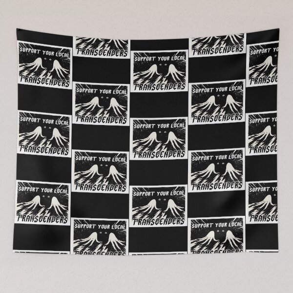 Item preview, Support Your Local Transgenders designed and sold by junglegreenb.