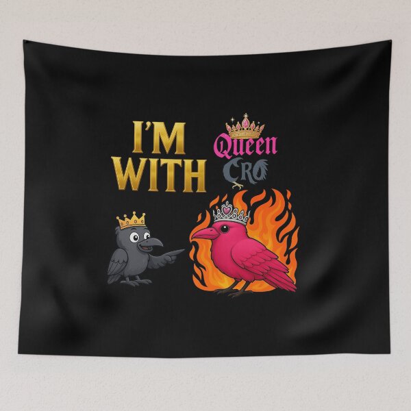 Item preview, "im with queen cro" bf vorticane merch designed and sold by vorticane.