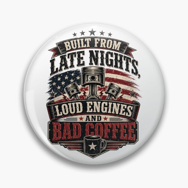 Item preview, Late Nights Loud Engines designed and sold by the-dovlat.