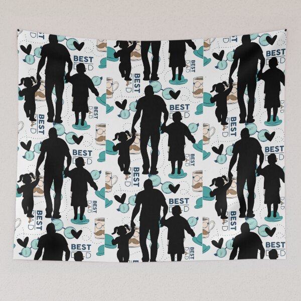 Item preview, Father with Son and Daughter  designed and sold by unboxedbyJuls.