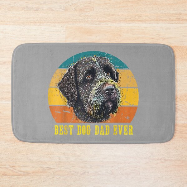 Item preview, Vintage Best Dog Dad Ever Sunset Retro Griffon Dog Daddy Men designed and sold by GreggRoss.