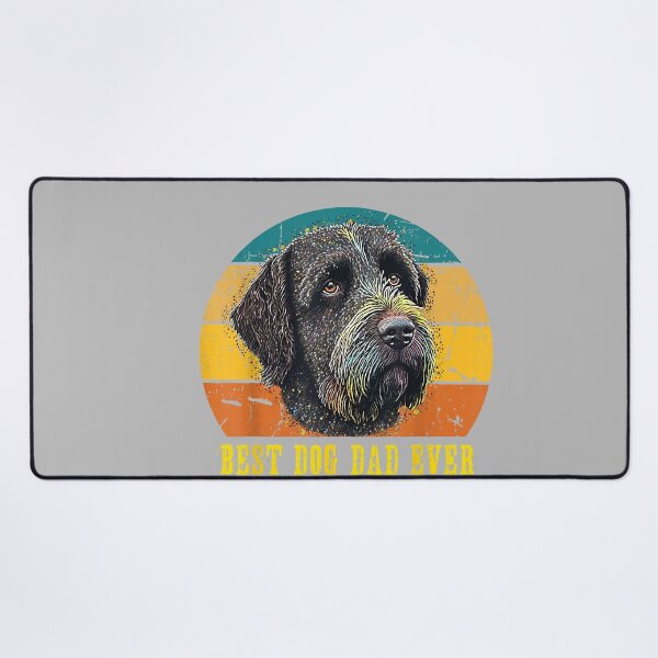 Item preview, Vintage Best Dog Dad Ever Sunset Retro Griffon Dog Daddy Men designed and sold by GreggRoss.