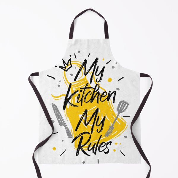 Item preview, My kitchen My rules black cutting board kitchen decor designed and sold by Bearlala.