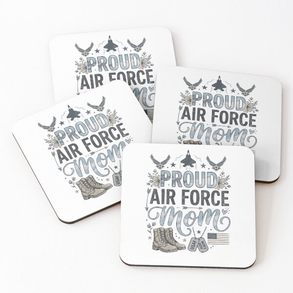 Item preview, Proud Air Force Mom – Patriotic Military Mom Design designed and sold by PlumArtDesign.
