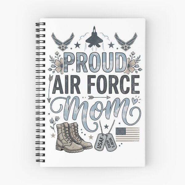 Item preview, Proud Air Force Mom – Patriotic Military Mom Design designed and sold by PlumArtDesign.