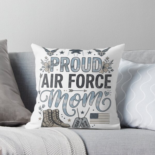 Item preview, Proud Air Force Mom – Patriotic Military Mom Design designed and sold by PlumArtDesign.