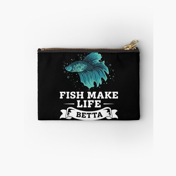 Item preview, Fish Make Life Betta - Funny Siamese Fighting Fish Pun designed and sold by haitrieuic96.