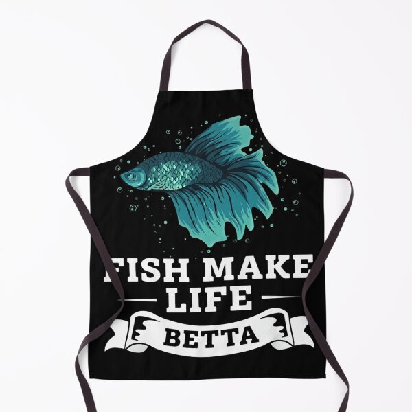 Item preview, Fish Make Life Betta - Funny Siamese Fighting Fish Pun designed and sold by haitrieuic96.