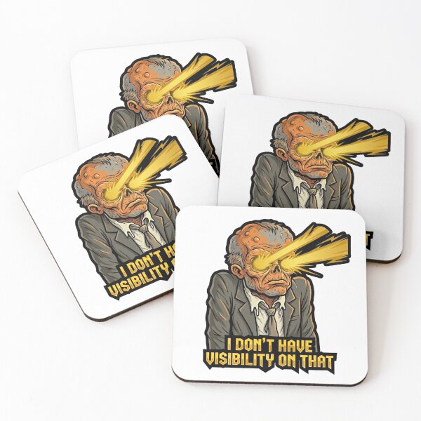 Item preview, I Don't Have Visibility On That | Corporate Brainrot Horror designed and sold by SignalStatic.
