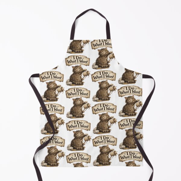 Item preview, Gato "Hago lo que quiero" – Divertido gato rebelde con actitud vintage designed and sold by Clothes With Smiling Animals Walt Gral.