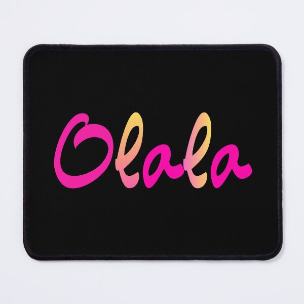 Item preview, Olala Typography Design - Vibrant Pink & Yellow Gradient designed and sold by MarrysLifestyle.
