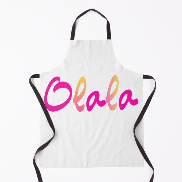 Item preview, Olala Typography Design - Vibrant Pink & Yellow Gradient designed and sold by MarrysLifestyle.