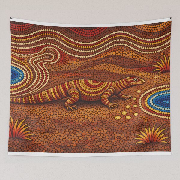 Item preview, Goanna Resting designed and sold by MickAndoDesigns.