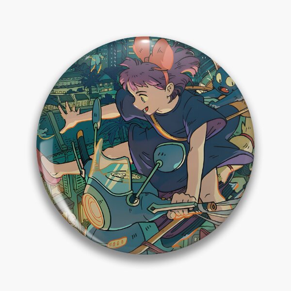Item preview, Cute kawaii art girl [[kiki's]] ride -%[ghiblis]%- motors aways skys designed and sold by huaishen89.