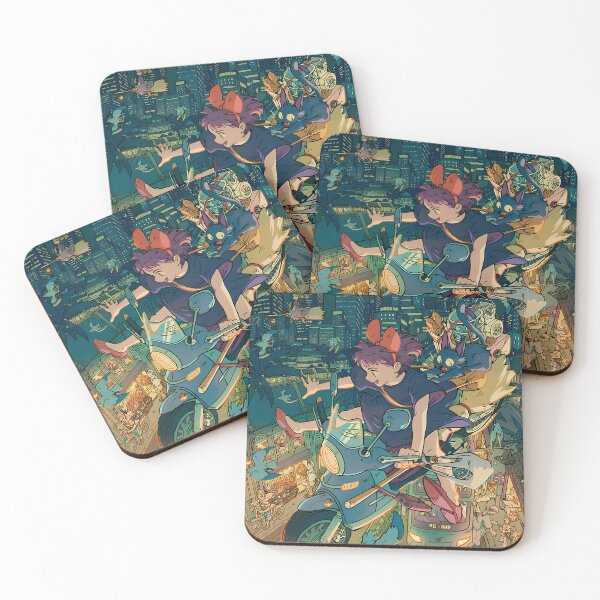 Item preview, Cute kawaii art girl [[kiki's]] ride -%[ghiblis]%- motors aways skys designed and sold by huaishen89.