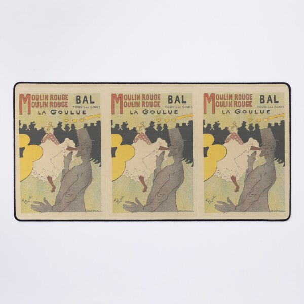 Item preview, Moulin Rouge La Goulue by Henri de Toulouse-Lautrec - Vintage French Cabaret Poster designed and sold by artofuniverse.