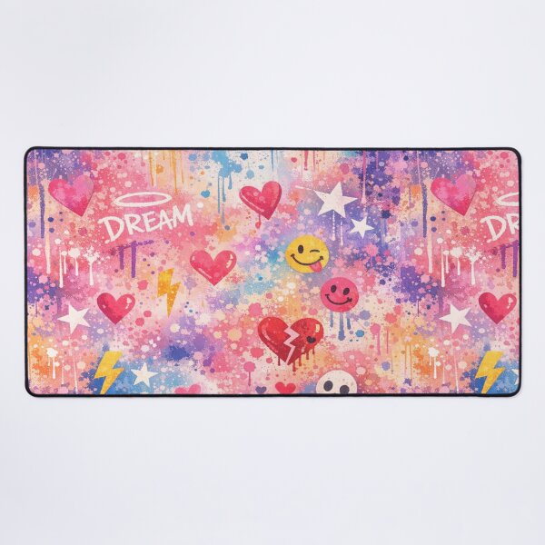 Item preview, Graffiti Dream Mix - Colorful Urban Street Art Pattern designed and sold by myforestfog.