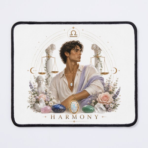 Item preview, Libra Zodiac Art - Celestial Harmony & Elegant Balance Aesthetic designed and sold by KireaDesigns.