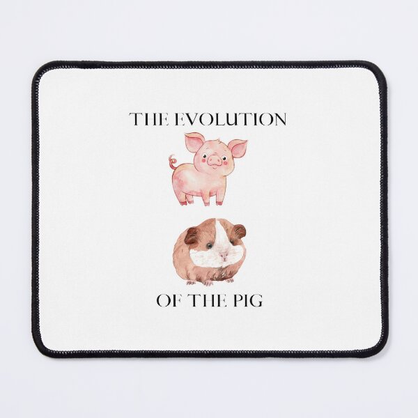Item preview, The Evolution Of The Pig Guinea Pig Logo designed and sold by logowannawear.
