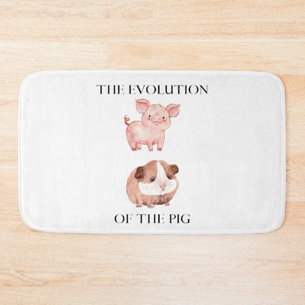 Item preview, The Evolution Of The Pig Guinea Pig Logo designed and sold by logowannawear.