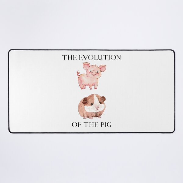 Item preview, The Evolution Of The Pig Guinea Pig Logo designed and sold by logowannawear.