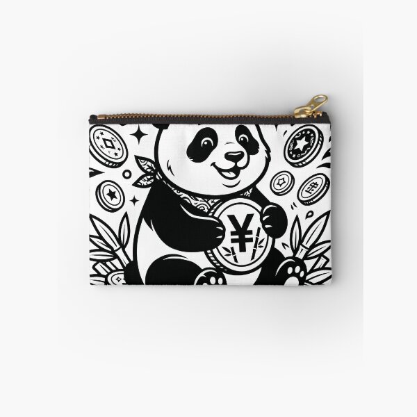 Item preview, Lucky Panda Coin Wealth Illustration designed and sold by seven things shop.
