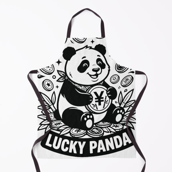 Item preview, Lucky Panda Coin Wealth Illustration designed and sold by seven things shop.
