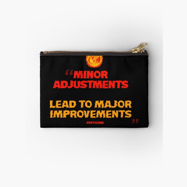 Item preview, "minor adjustments lead to major improvements" vorticane quote merch designed and sold by vorticane.