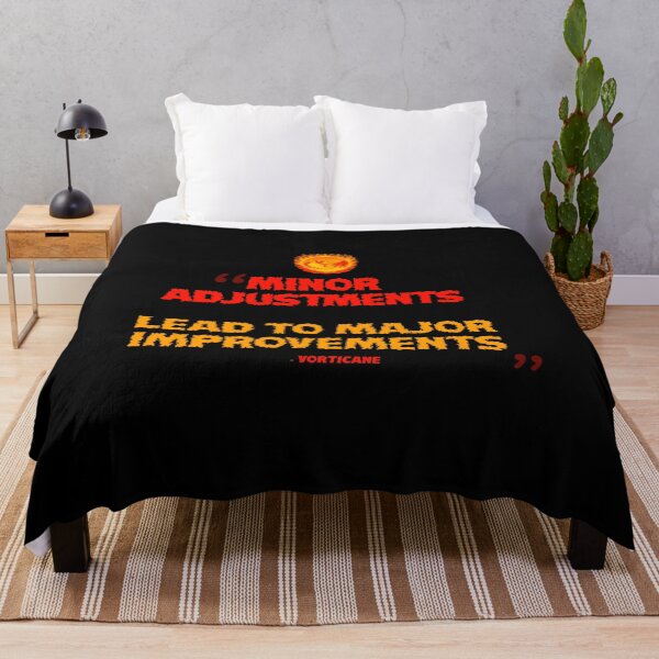 Item preview, "minor adjustments lead to major improvements" vorticane quote merch designed and sold by vorticane.