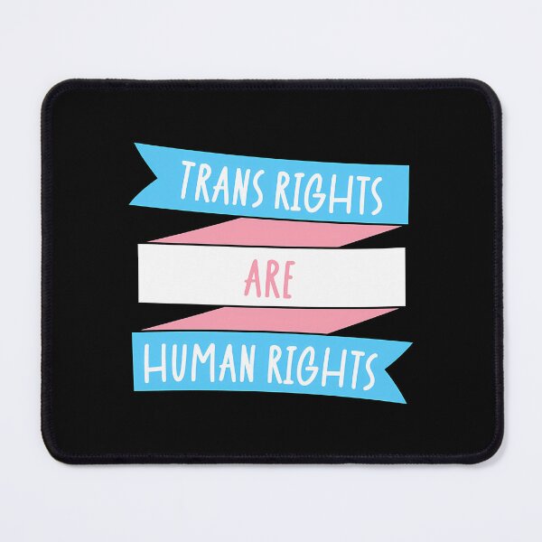 Item preview, Trans Rights Are Human Rights Transgender Pride Banner designed and sold by junglegreenb.