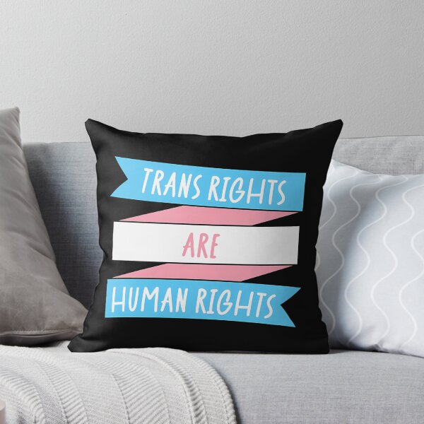 Item preview, Trans Rights Are Human Rights Transgender Pride Banner designed and sold by junglegreenb.
