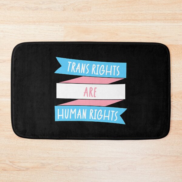 Item preview, Trans Rights Are Human Rights Transgender Pride Banner designed and sold by junglegreenb.