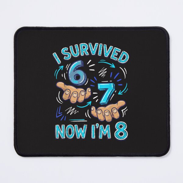 Item preview, I Survived 6 7 Now Im 8 Funny 8th Birthday Boy Design designed and sold by kiralynstration.