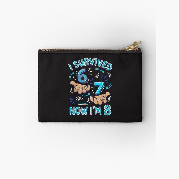 Item preview, I Survived 6 7 Now Im 8 Funny 8th Birthday Boy Design designed and sold by kiralynstration.