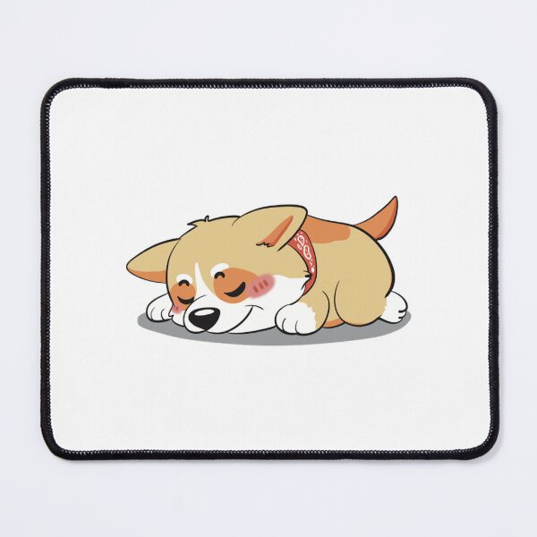 Item preview, Sleeping Corgi Little Dog Wearing Cute Pyjamas designed and sold by CuteCotgiStudio.