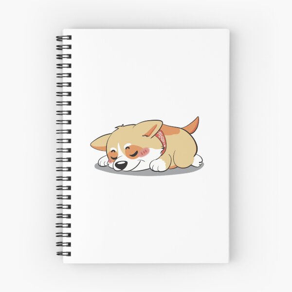 Item preview, Sleeping Corgi Little Dog Wearing Cute Pyjamas designed and sold by CuteCotgiStudio.
