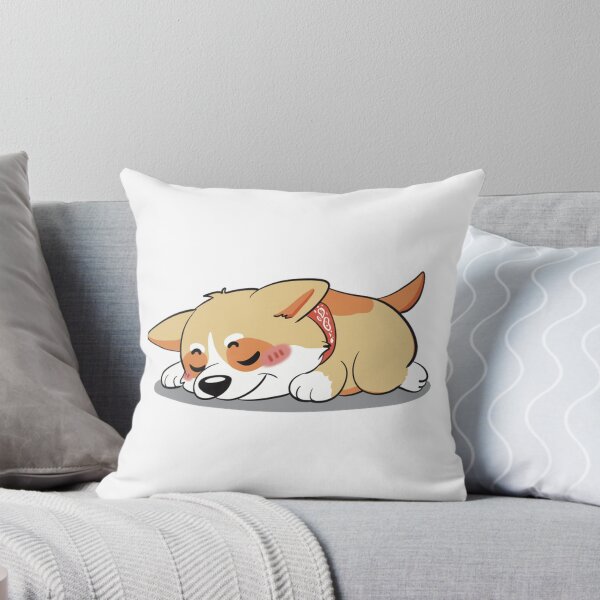 Item preview, Sleeping Corgi Little Dog Wearing Cute Pyjamas designed and sold by CuteCotgiStudio.