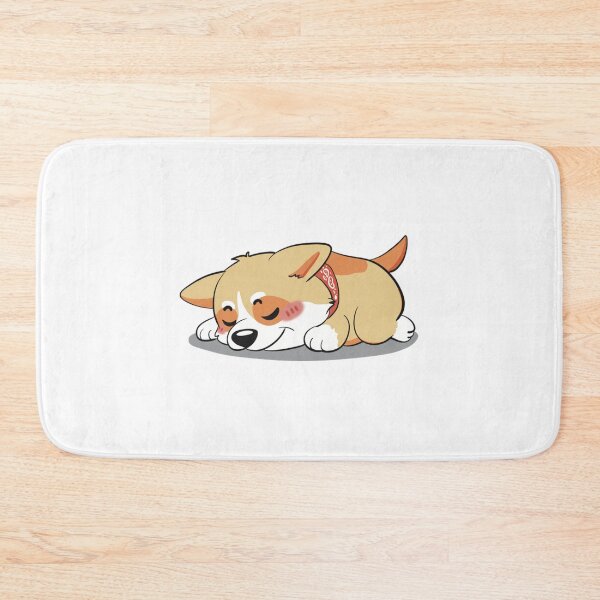 Item preview, Sleeping Corgi Little Dog Wearing Cute Pyjamas designed and sold by CuteCotgiStudio.