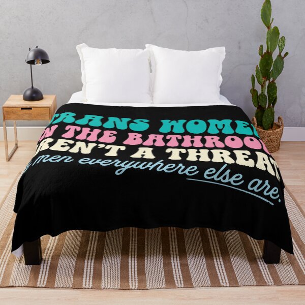 Item preview, trans not threat  Trans Women In The Bathroom Aren't A Threat Cis Men designed and sold by Uglyandcute.