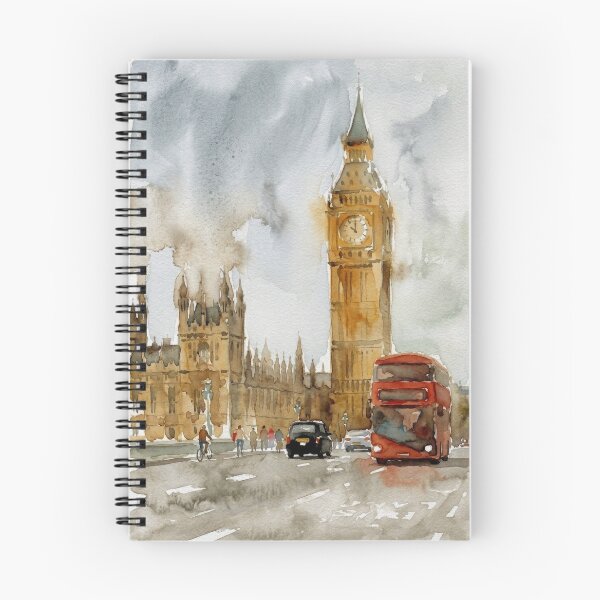 Item preview, London Big Ben with Bus and Taxi designed and sold by caracatita75.