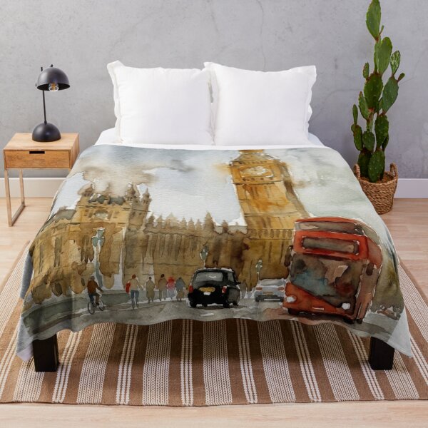 Item preview, London Big Ben with Bus and Taxi designed and sold by caracatita75.