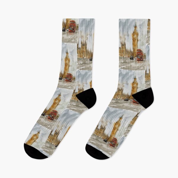 Item preview, London Big Ben with Bus and Taxi designed and sold by caracatita75.