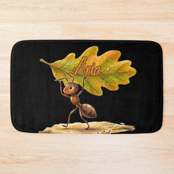 Item preview, Carrying Oak Leaf – Personalized Name Aria Watercolor Art designed and sold by MBBialyPiksel.